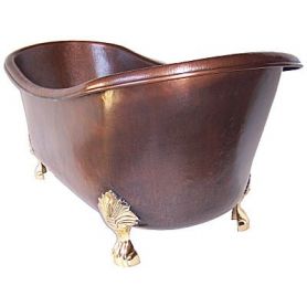 Tecla - clawfoot copper bathtub