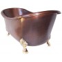 Tecla - copper bathtub with handles