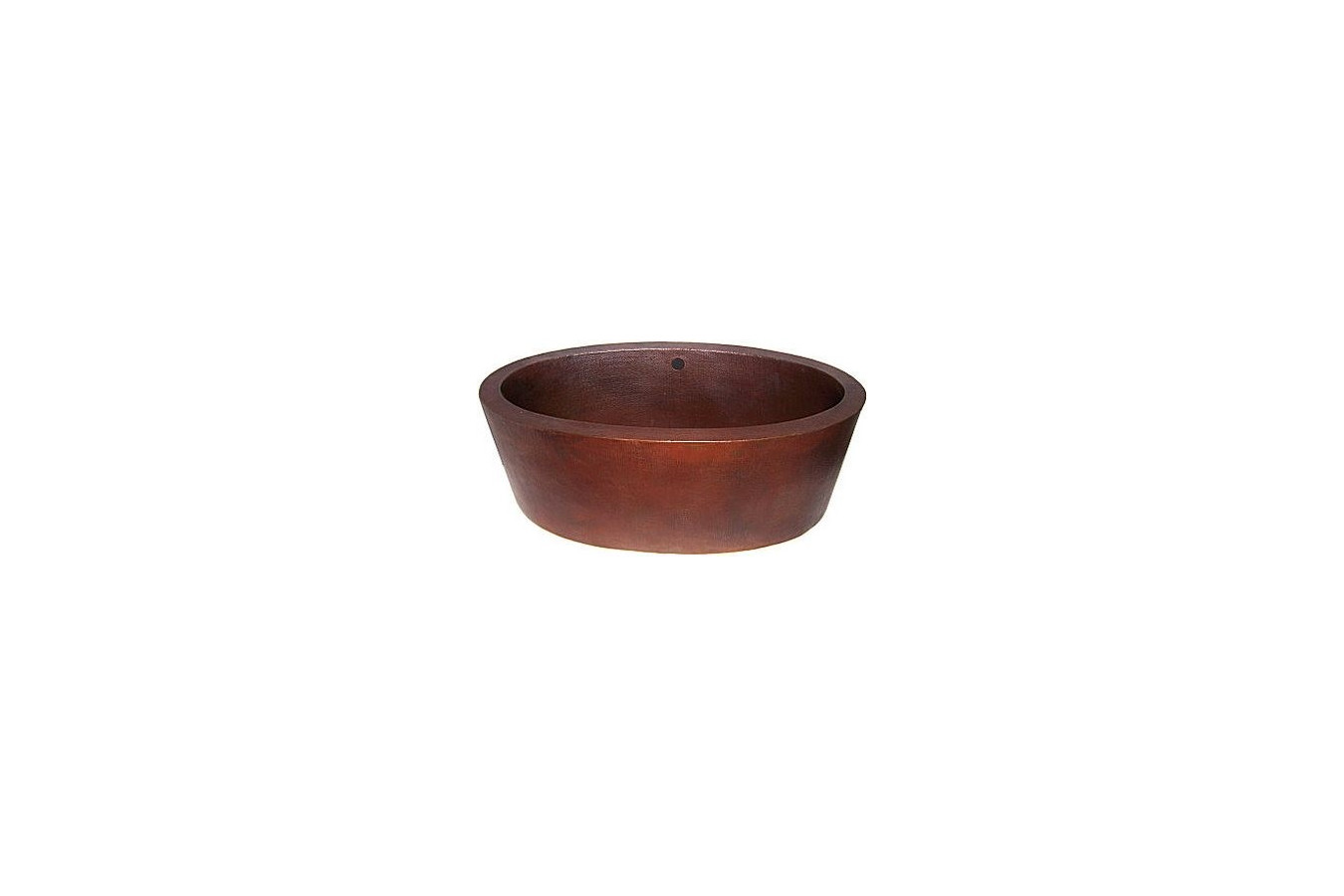 Sancha - copper bathtub with double partition