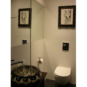 Atalaya  - Black and white Mexican sink
