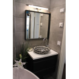 Serena - Black and white Mexican sink