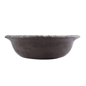 Lukrecja  - brown sink with decorative edge