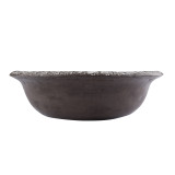 Lukrecja  - brown sink with decorative edge