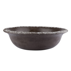 Lukrecja  - brown sink with decorative edge