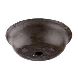 Lukrecja  - brown sink with decorative edge