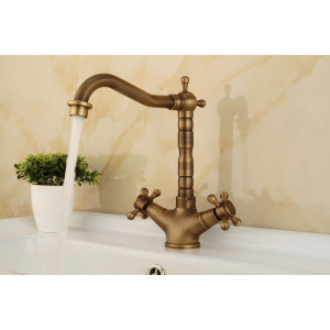 Bianca  - brass retro wash basin mixer