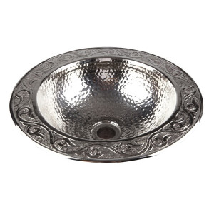 Soumaya  - handmade Moroccan copper washbasin
