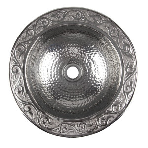 Soumaya  - handmade Moroccan copper washbasin