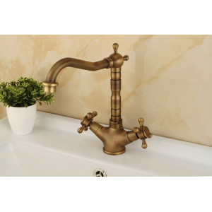 Bianca  - brass retro wash basin mixer