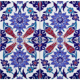 Makbule - ceramic iznik tiles 20x20cm