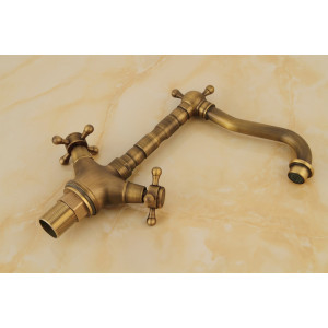 Bianca  - brass retro wash basin mixer