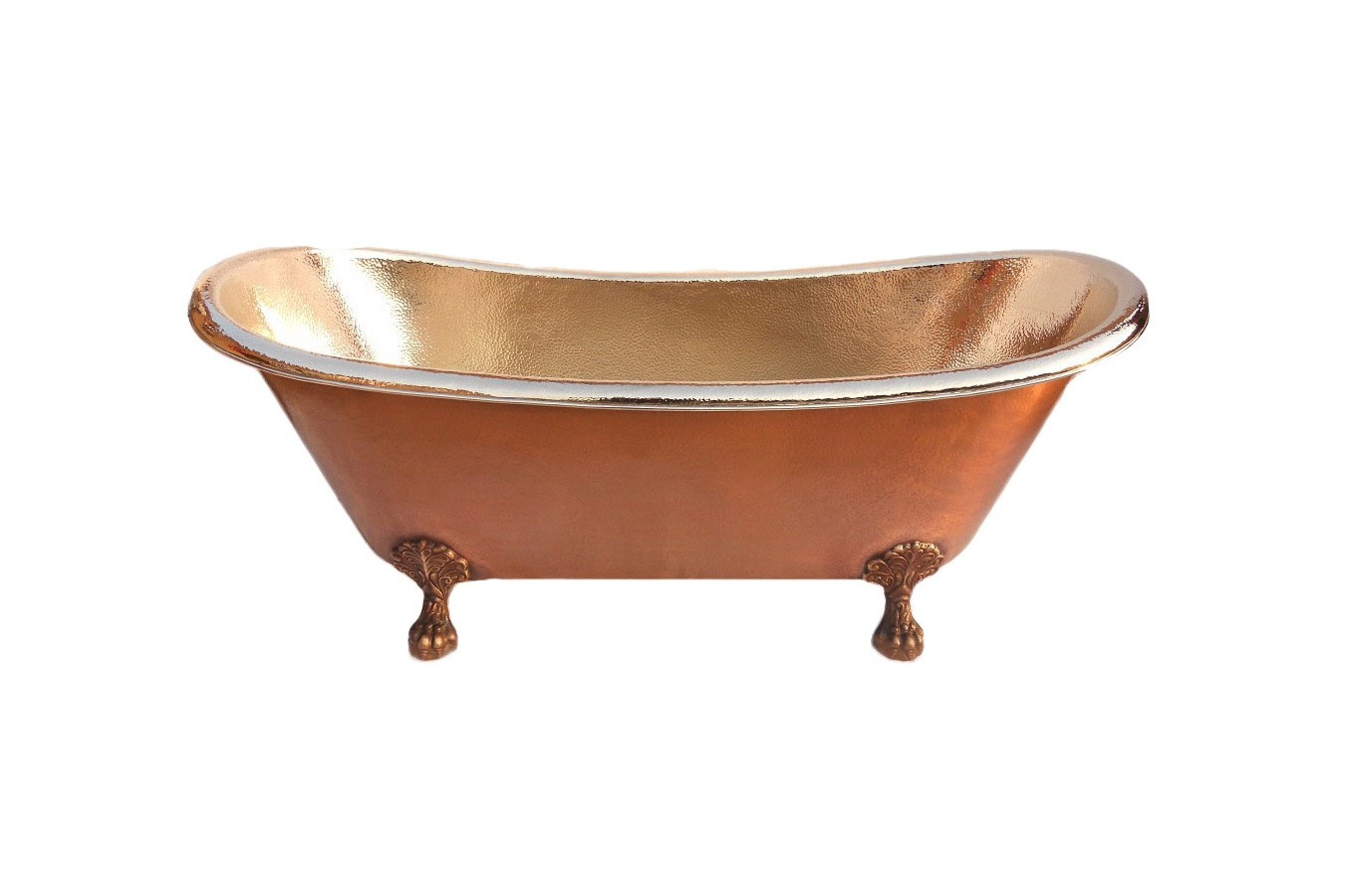 Plata - copper bathtub nickel - plated on the legs