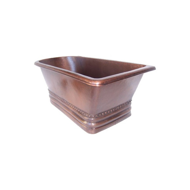 Paola - rectangular copper bathtub