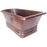 Paola - rectangular copper bathtub