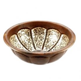 Malita - drop-in round copper sink from Mexico