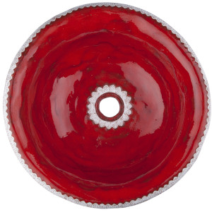 Nikola  - hand formed red sink