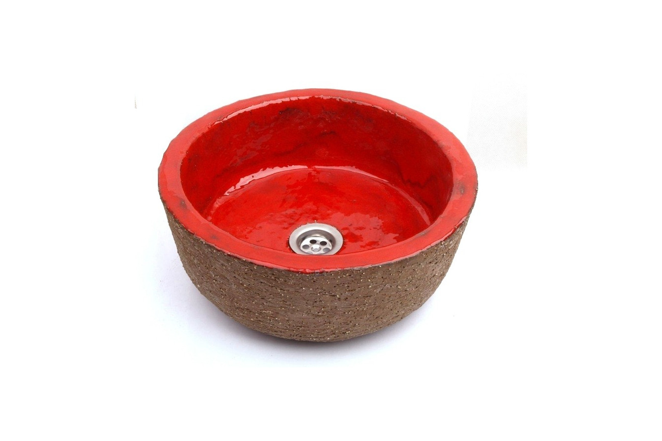 Ida  - handmade red sink