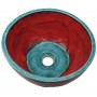 Nela  - red and turquoise stylish sink