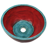 Nela  - red and turquoise stylish sink
