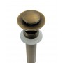 Eros - brass click-clack plug with overflow
