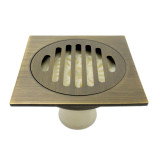 AURELIUS - RETRO BRASS DRAINAGE GRILLE