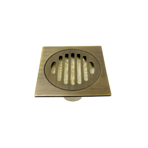 AURELIUS - RETRO BRASS DRAINAGE GRILLE