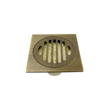 AURELIUS - RETRO BRASS DRAINAGE GRILLE