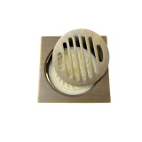 AURELIUS - RETRO BRASS DRAINAGE GRILLE