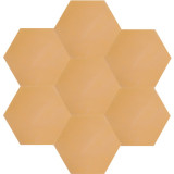 Hexagonal - sand - hexagonal plain cement tiles