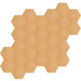 Hexagonal - sand - hexagonal plain cement tiles