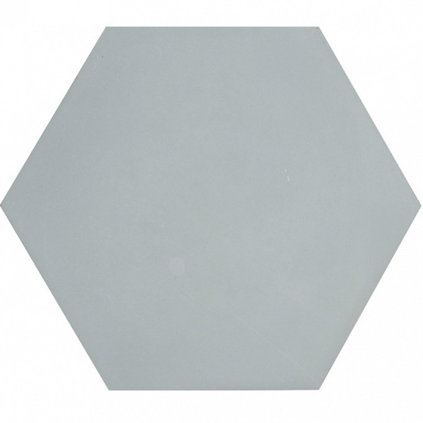 Hexagonal - grey - hexagonal plain cement tiles