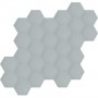 Hexagonal - grey - hexagonal plain cement tiles