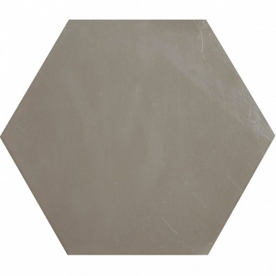 Hexagonal - dark grey - hexagonal plain cement tiles