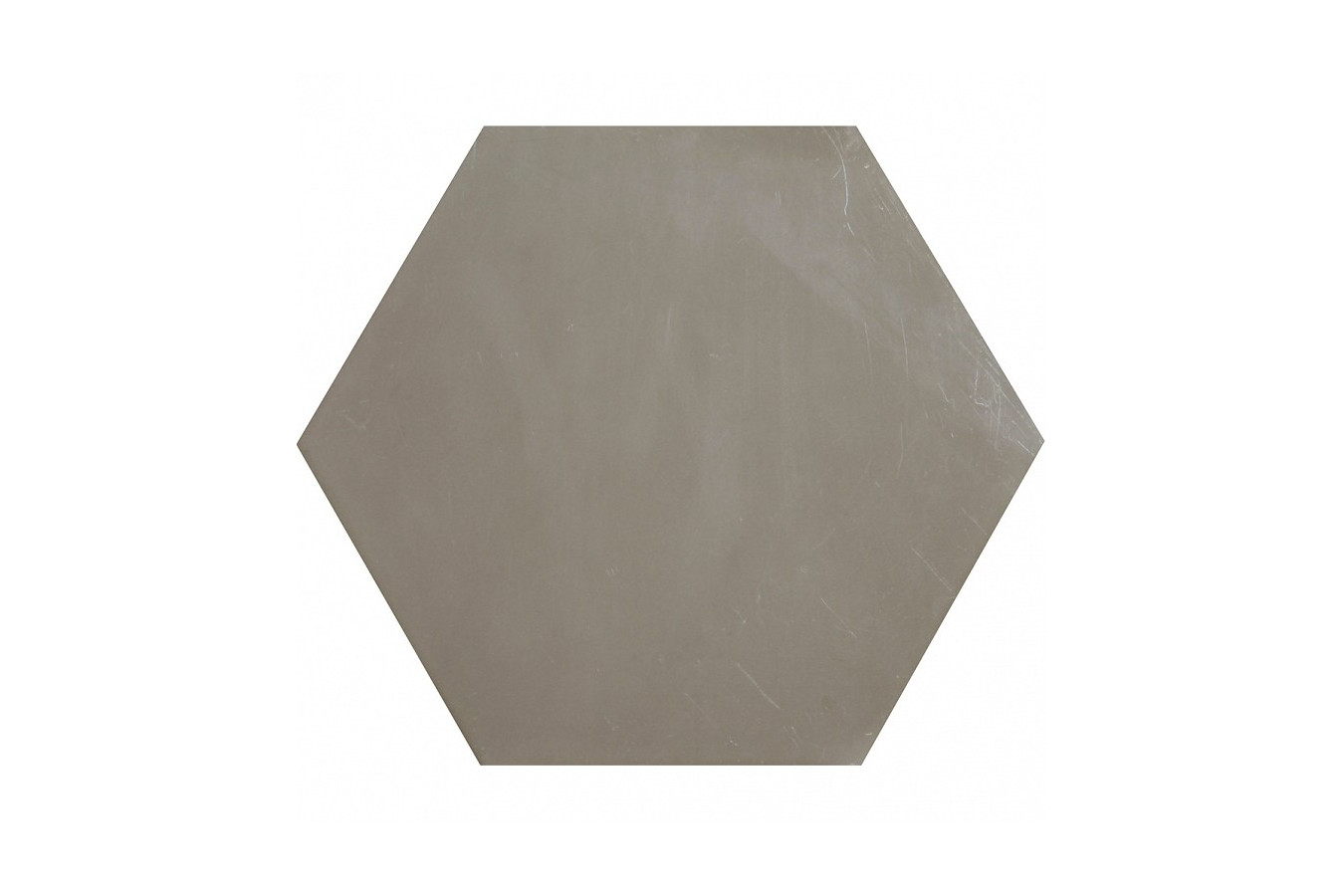 Hexagonal - dark grey - hexagonal plain cement tiles