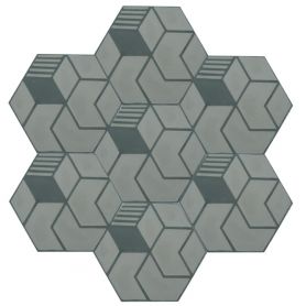 Alfredo - hexagon cement tiles handmade