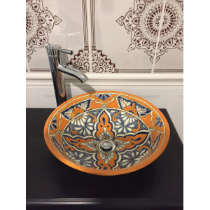 Senalda - Orange Mexican sink