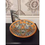 Senalda - Orange Mexican sink