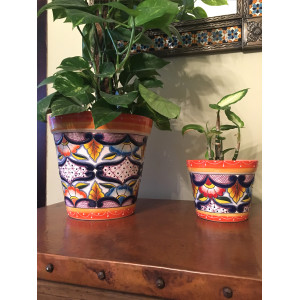 Mexican medium flower pot - 14 cm