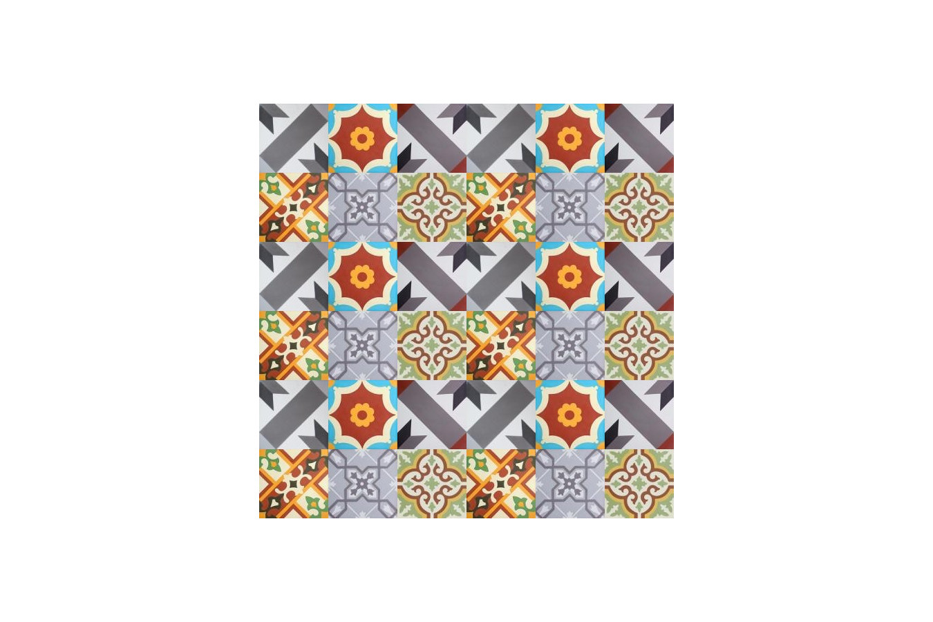 Patchwork - patchwork cement tiles