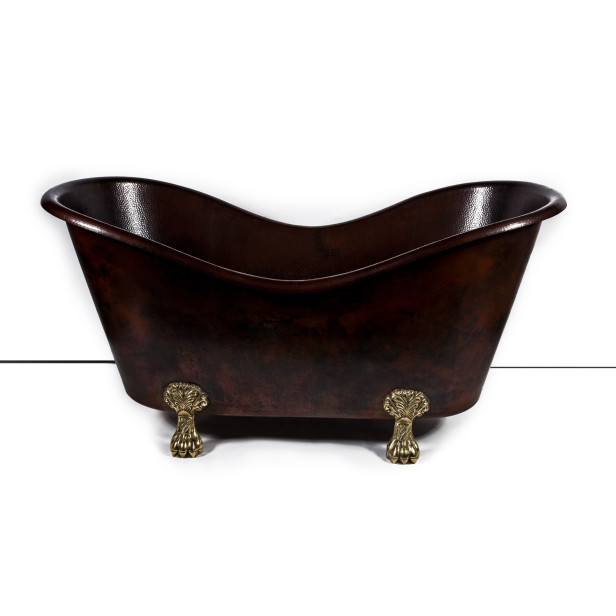 Gloria - copper bathtub with legs