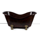 Gloria - copper bathtub with legs