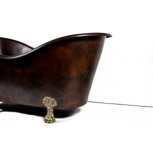 Gloria - copper bathtub with legs