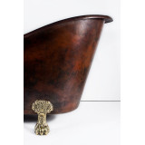 Gloria - copper bathtub with legs